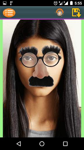 Funny Eye Nose Glasses Changer screenshot 6