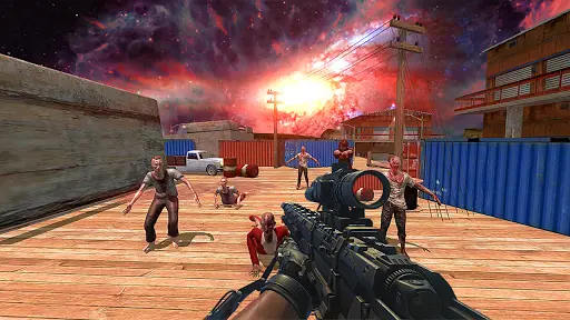 Crazy Zombie Hunter- New Zombie Games screenshot 2