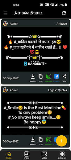 Attitude Status in Hindi screenshot 3