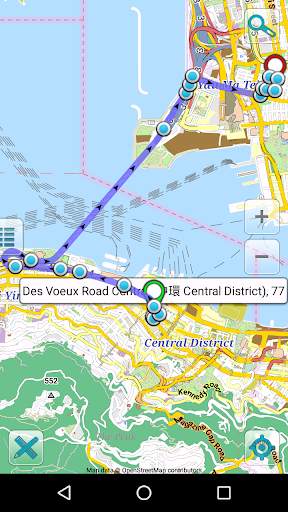 Map of Hong Kong offline screenshot 5
