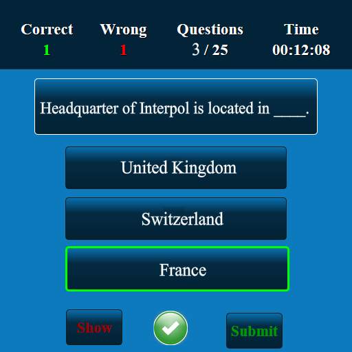 International Organizations MCQ screenshot 4