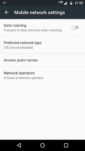 2G-3G-4G Shortcut screenshot 1