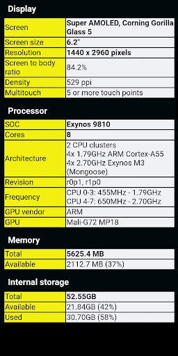 Phone Information screenshot 2