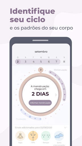 Calendário Menstrual Paula screenshot 2