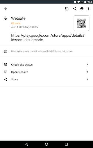 My QR code Reader screenshot 8