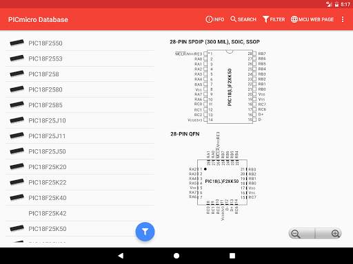 PICmicro Database screenshot 11