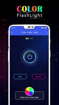 Color Flashlight : Torch LED Flash On Call & SMS screenshot 4