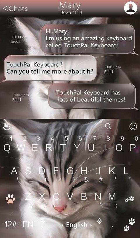 Cats Keyboard Theme screenshot 2
