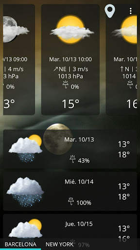 Pronóstico del tiempo y widget screenshot 4