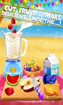 Unicorn Smoothie maker-Icy milkshake Food game screenshot 3