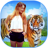 Wild Animal Photo Frame Multi أيقونة