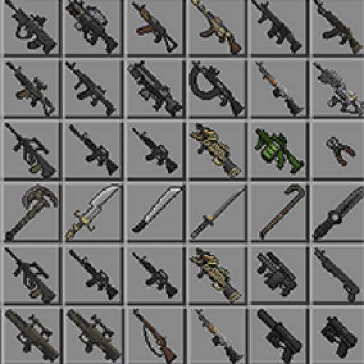 weapons for minecraft pe v1.0
