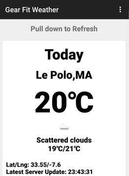 Gear Fit Weather screenshot 5