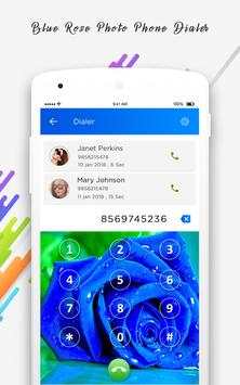 Blue Rose Photo Phone Dialer screenshot 5