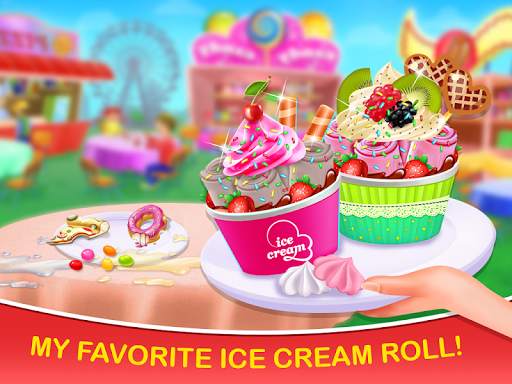 Ice Cream Roll Maker Cooking screenshot 1