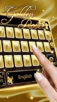 Golden rose diamond Keyboard screenshot 3