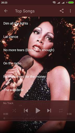 Donna Summer OFFLINE Music screenshot 2