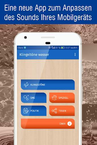 klingeltöne wasser kostenlos, wasser töne app screenshot 1