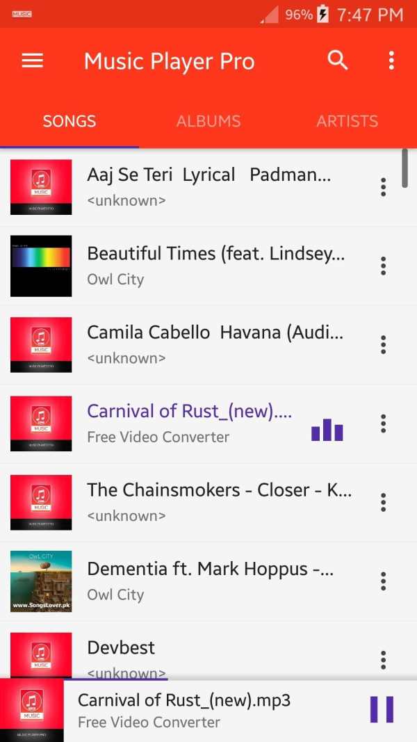 Music Player Pro - EQ, Themes, Skins HQ 2018 screenshot 5