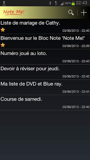 Note Me! - Bloc Notes screenshot 1