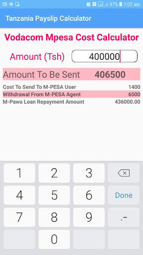 Tanzania Payslip Calculator screenshot 6