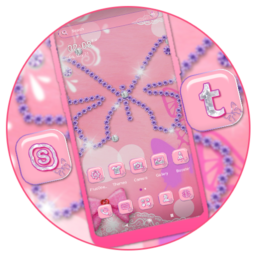 Diamond Butterfly Launcher Theme icon