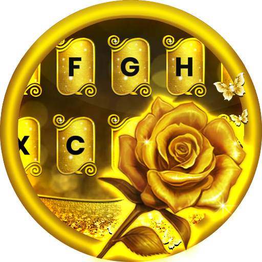 Gold Keyboard - Keyboard Theme 1.6