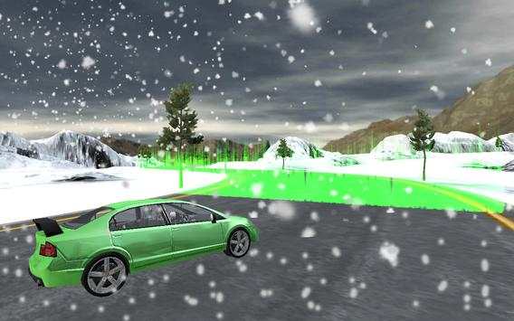 Snow Car Driving 2019 screenshot 2