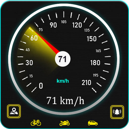 Tachimetro Gps: analizzatore di velocità digitale icon