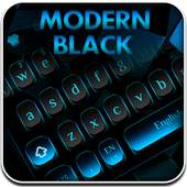 Modern Black blue Keyboard 10001002