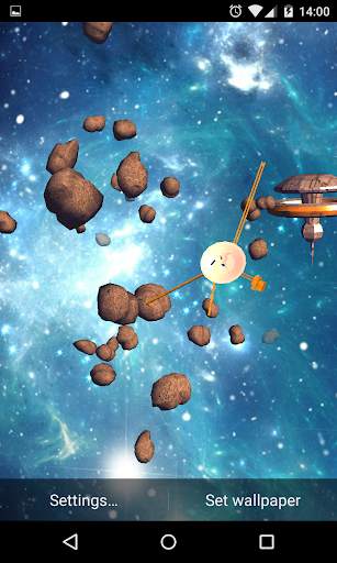 Asteroids 3D Live Wallpaper HD screenshot 7
