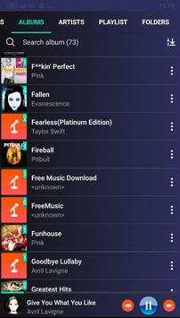 Blue - Music Player screenshot 2