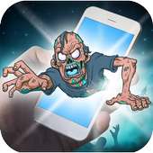 Zombie Penangkap Zombi Berjalan Pada layar Lelucon logo