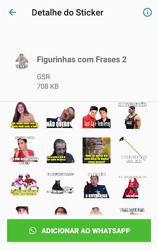 Super Pacote de Figurinhas - Sticker WastickerApps 1 تصوير الشاشة