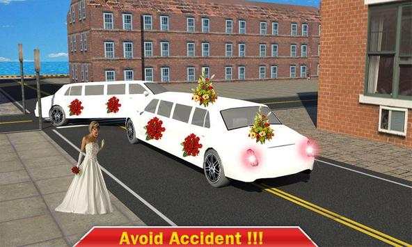 City Wedding Limousine Car Sim screenshot 3