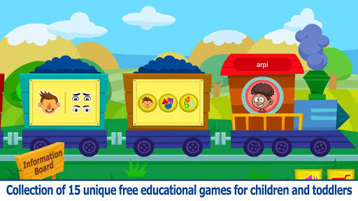 Happiness Train - Free Educational Games for Kids screenshot 1