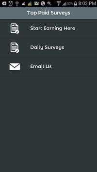 Earn Money with Paid Surveys स्क्रीनशॉट 1