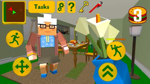 Craft Granny. Blocky Neighbor Escape 3D screenshot 2