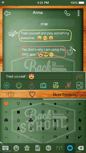 Emoji Keyboard Back School screenshot 8