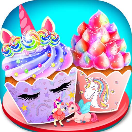 Unicorn Rainbow Cup Cake - Kids Cooking Game 1.0.1