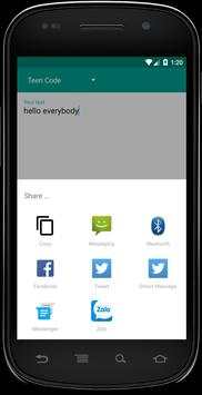 Teen Code Message screenshot 3