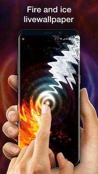 Live Wallpaper Background Ice and Fire screenshot 1