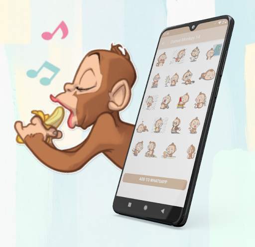 WASticker Dance Monkey For Whatsapp Sticker Monkey screenshot 2