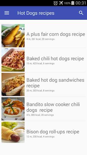 Hot Dogs and Corn Dogs recipes for free app screenshot 4