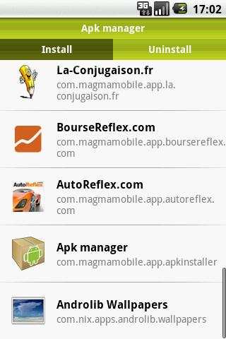 Apk Manager 1 تصوير الشاشة