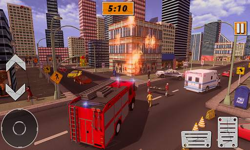 American FireFighter Hero: Fire Truck Simulator screenshot 4