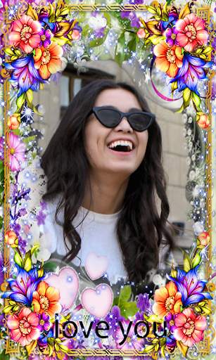Simple Flower Photo Frame App Beautiful Frame 2021 screenshot 3