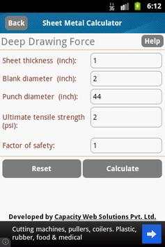 Sheet Metal Calculator screenshot 9