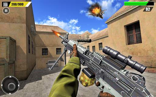 Gun Strike Simulator- Machine Gun Shoot War Strike screenshot 11