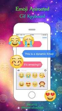 iKey Emoji Animated Sticker स्क्रीनशॉट 2